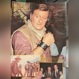 1979 Rona Remembers John Wayne Magazine  Volume 1. Number 1 Cowboy Actor